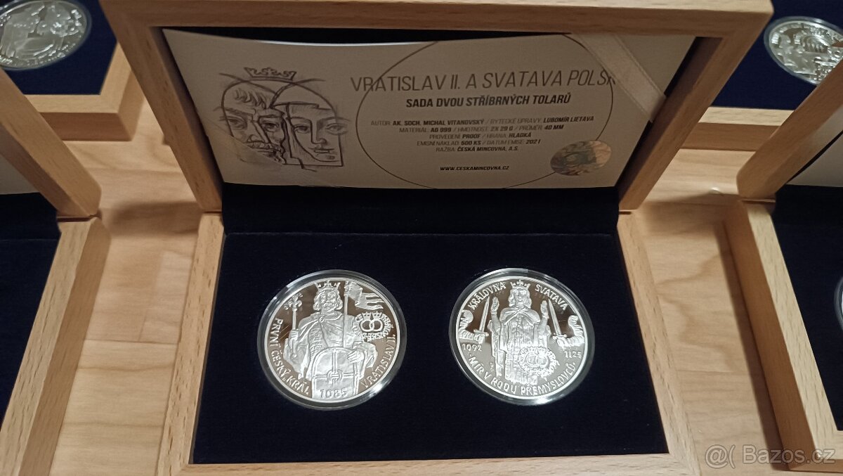 ČM Sada dvou tolarů Královské dvojice 7ks - 4