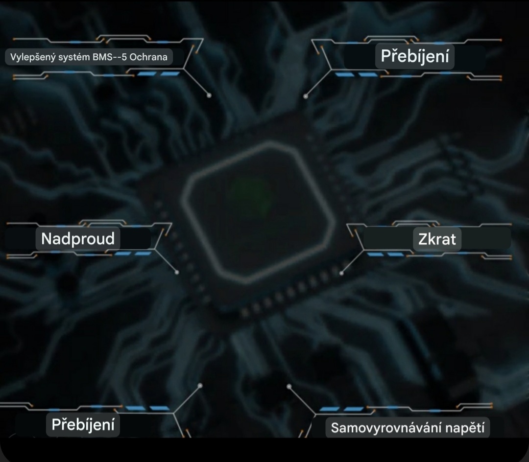 Akumulátor - baterie 12V 100Ah lifepo4 BMS - 4