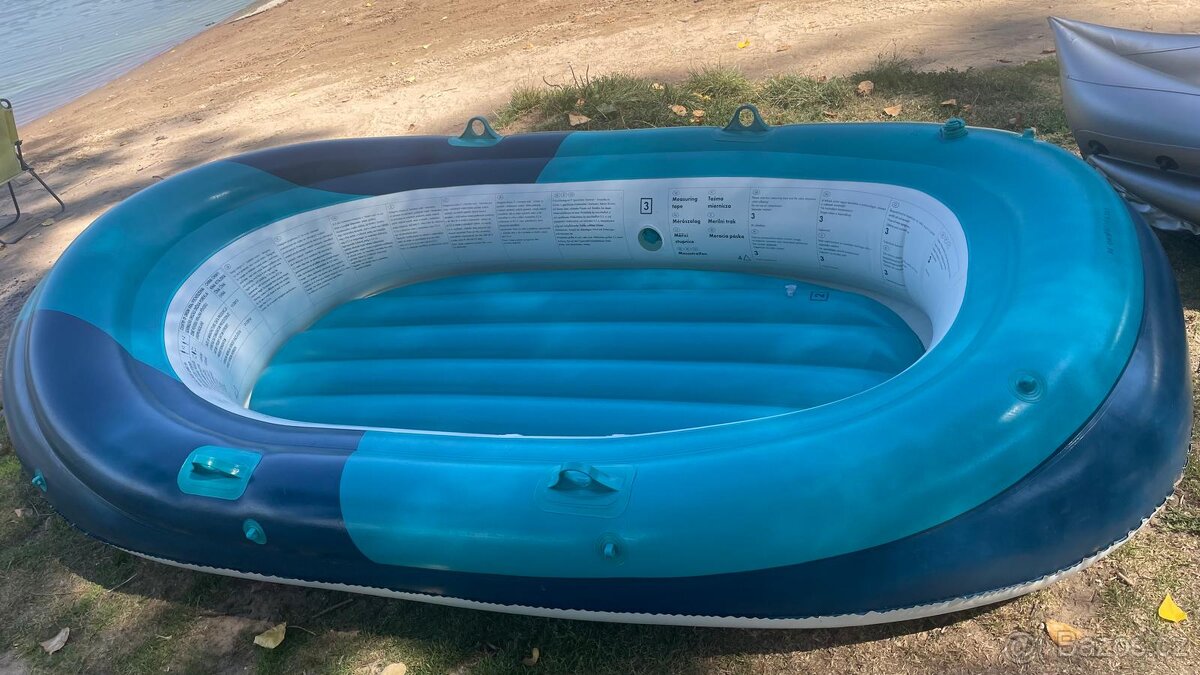 Nafukovací rodinný člun, nosnost 260 kg, jako nový - 4