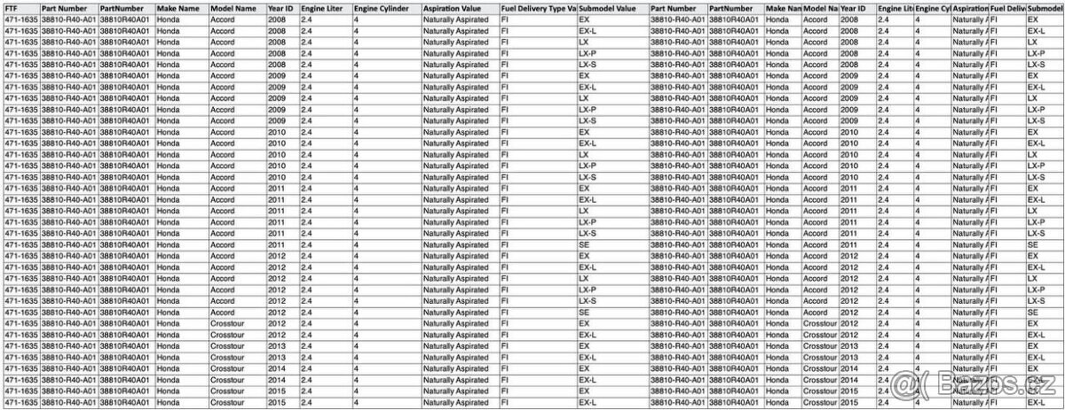 NOVÝ KLIMAKOMPRESOR HONDA ACCORD 2.4, 8G - 4