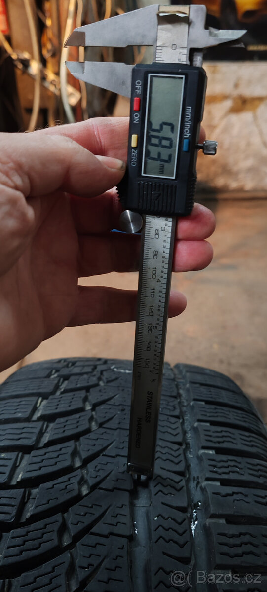 2 zimní pneumatiky NOKIAN 225/45R17 94H 6,00mm - 4