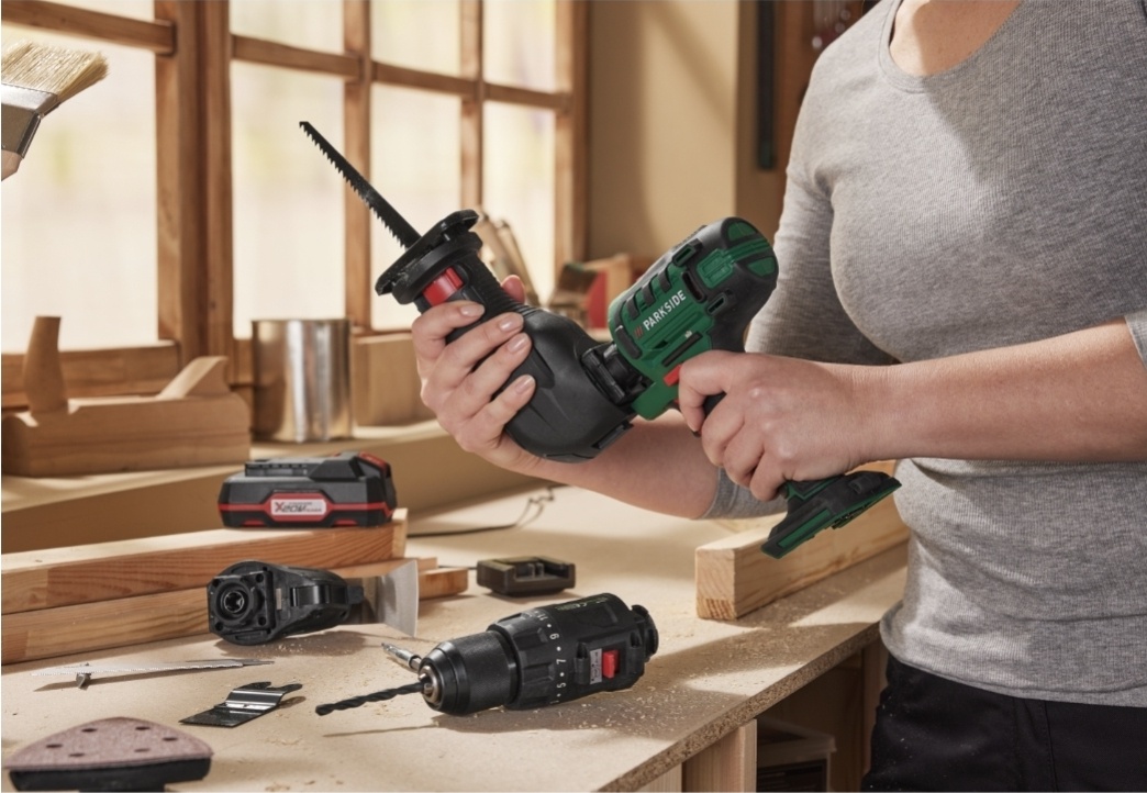 PARKSIDE aku vrtačka 3v1 s baterií - 4
