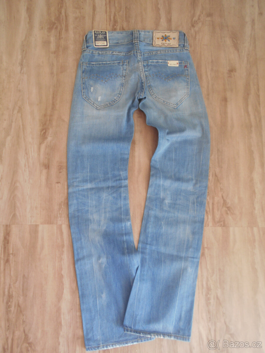 DŽÍNY REPLAY VEL. 24/32 NOVÉ - 4