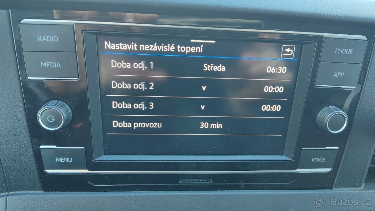 VW T6.1 upgrade přihřívače Webasto+MENU INFOTEJMENT - 4