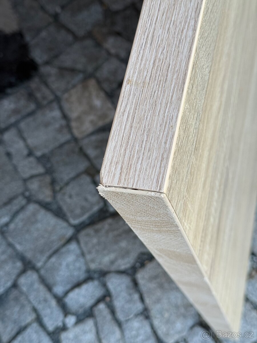 Prodám jídelní stůl 160x89 dub sonoma - 4