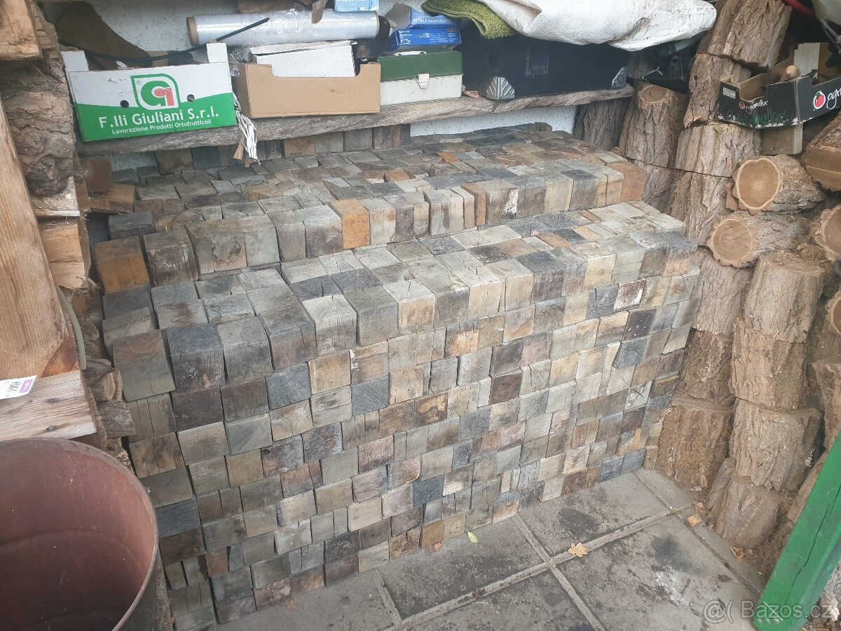 Dlažba dub špalíky 10x10x10 - 4