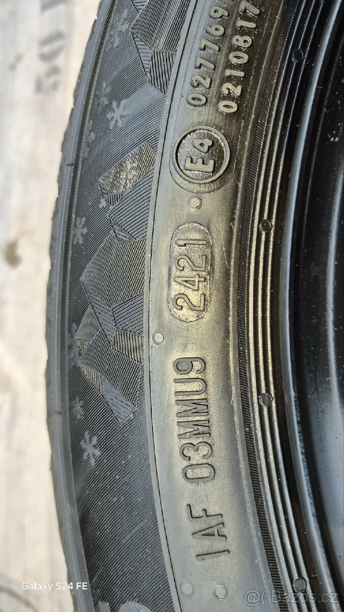 Zimní kola 185/60 R15 – originál VW, 5×112, ET39 - 4