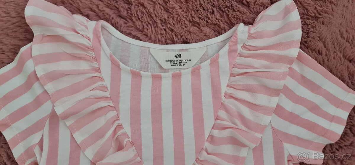 dívčí letní šaty H&M vel. 122/128 - 4