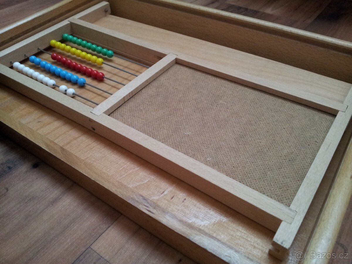 Retro dětské počítadlo - krabicová tabule - 4