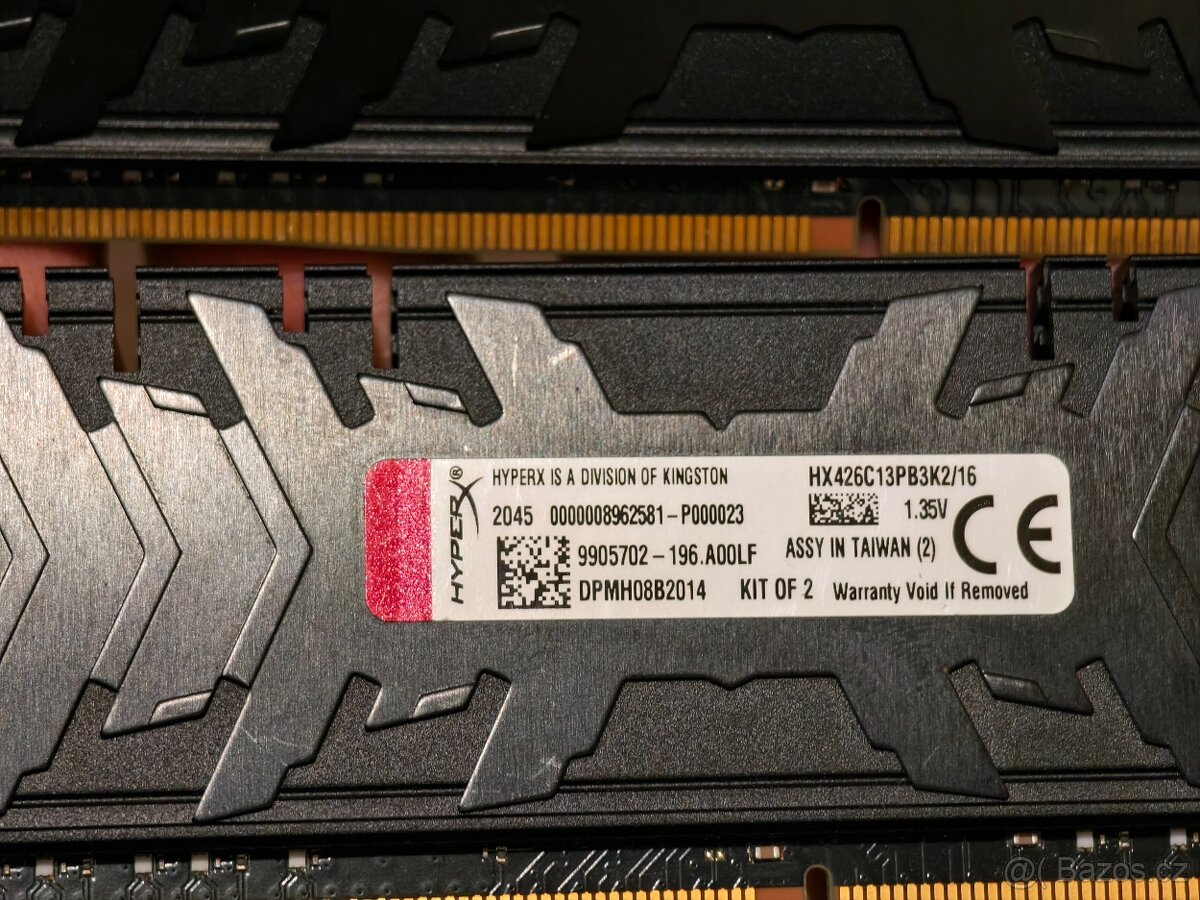 RAM HyperX Predator 2×8 GB DDR4 2666 MHz - 4