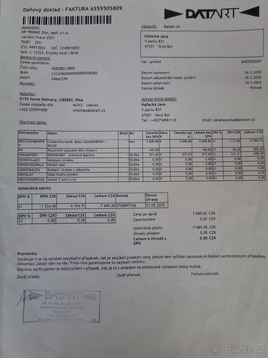 Lednice s mrazakem Beco - 4