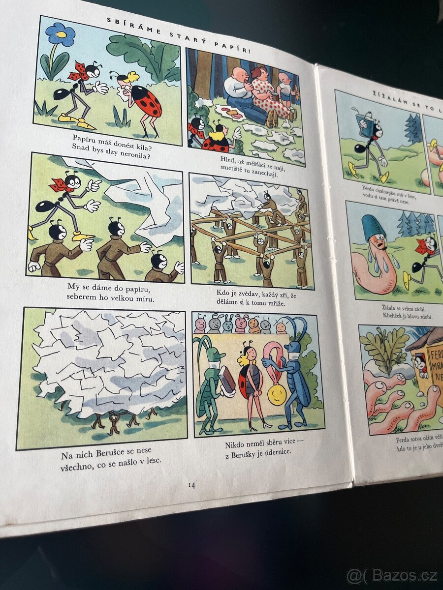 První vydání Ferdy Mravence (1950) + 2 knihy - 4