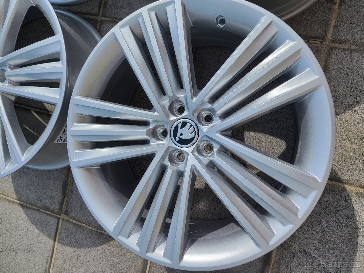 Nová originální alu kola Škoda Sirius 5x100 r18 Scala Kamiq - 4