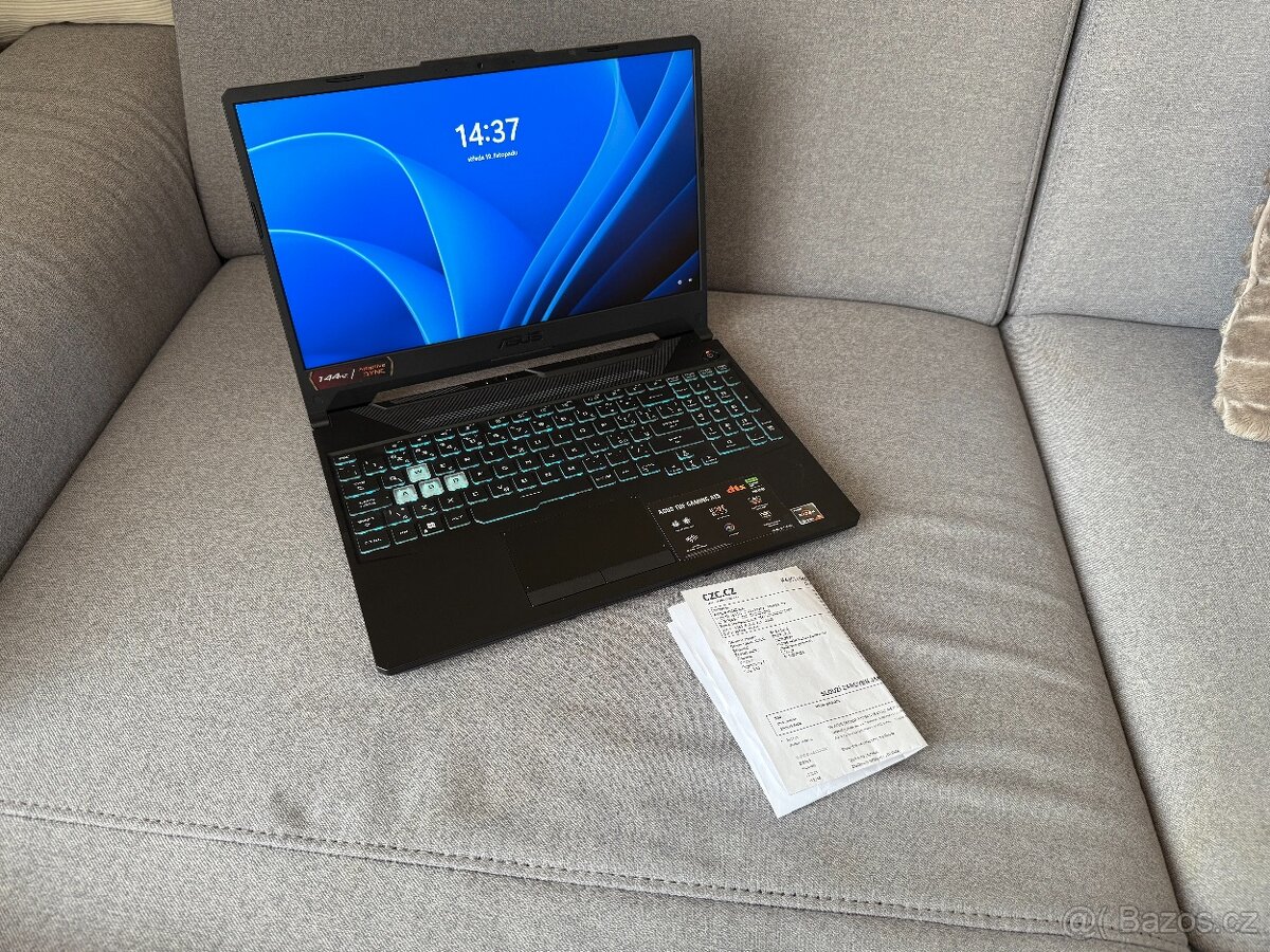 Herní notebook ASUS TUF - jen vybalený a v záruce - 4