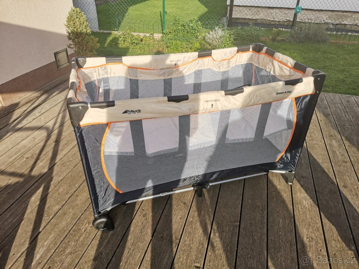 Cestovní , dětská postýlka Hauck vč. matrace - 4