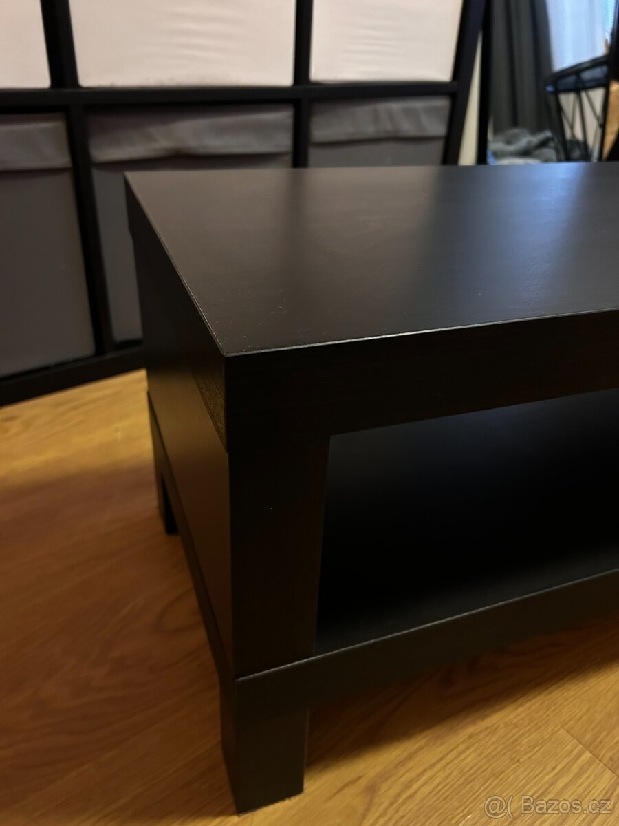 IKEA LACK – TV stolek černohnědý 160x35x36 cm, jako nový - 4