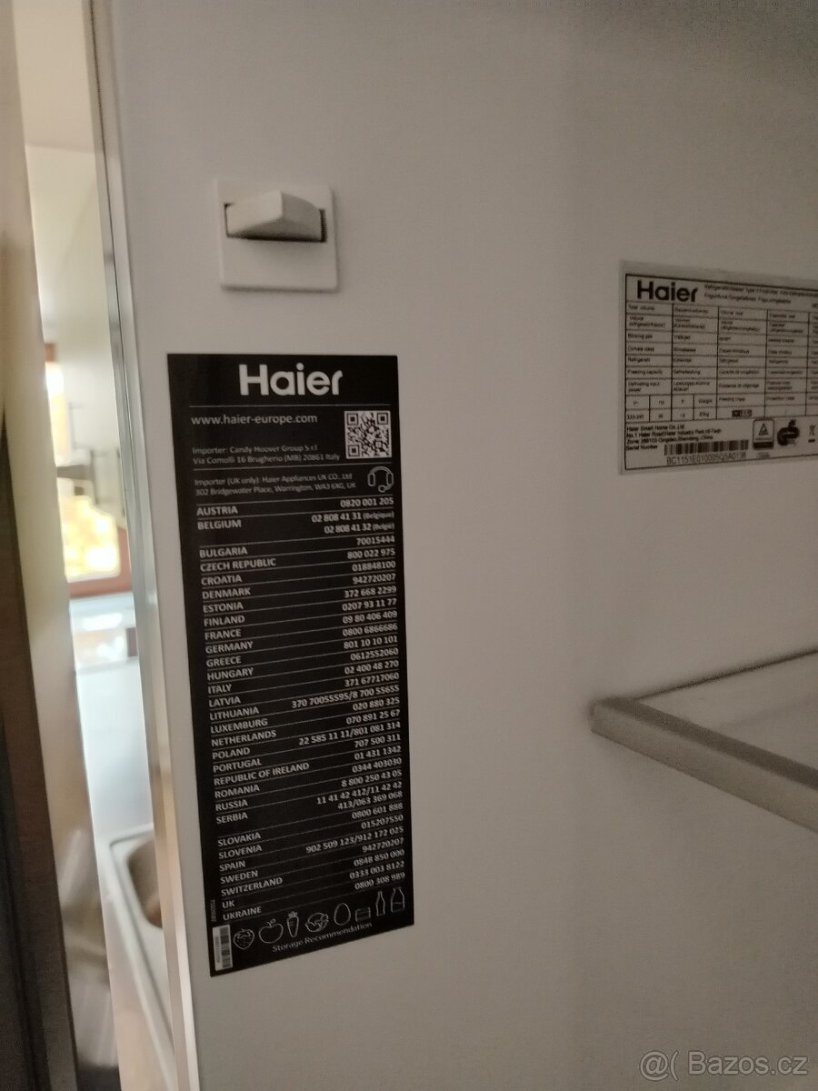 HAIER HCR3818EWMM americká lednice - 4