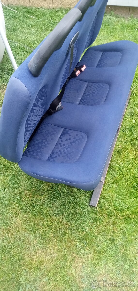 PRODÁM TROJSEDAČKU DO FIAT DUCATO 2002-2005 MODRÁ PĚKNÁ - 4