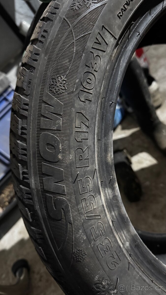 1ks pneu 235/55R17 zimní - 4