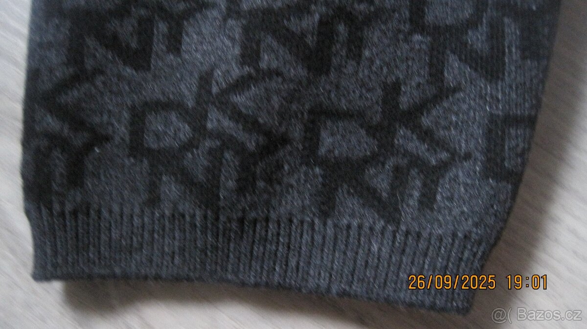 Šaty DKNY, černo-šedé, vel. XS - 4