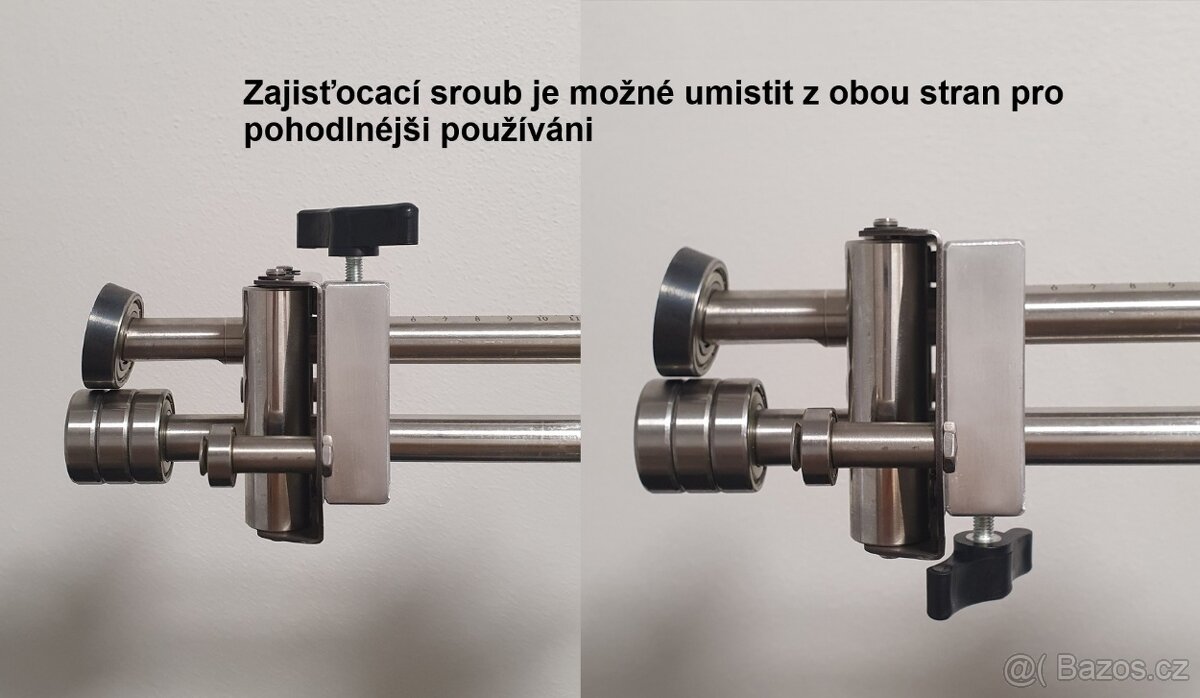 Rolovací ohýbačka plechu 200 mm ohyb do 100° - 4