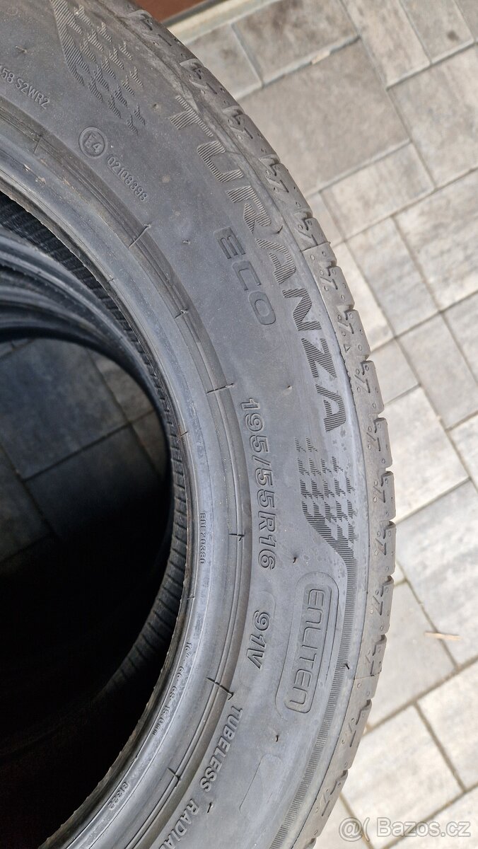 195/55 R16 Bridgestone letni nejeté dot 25 - 4