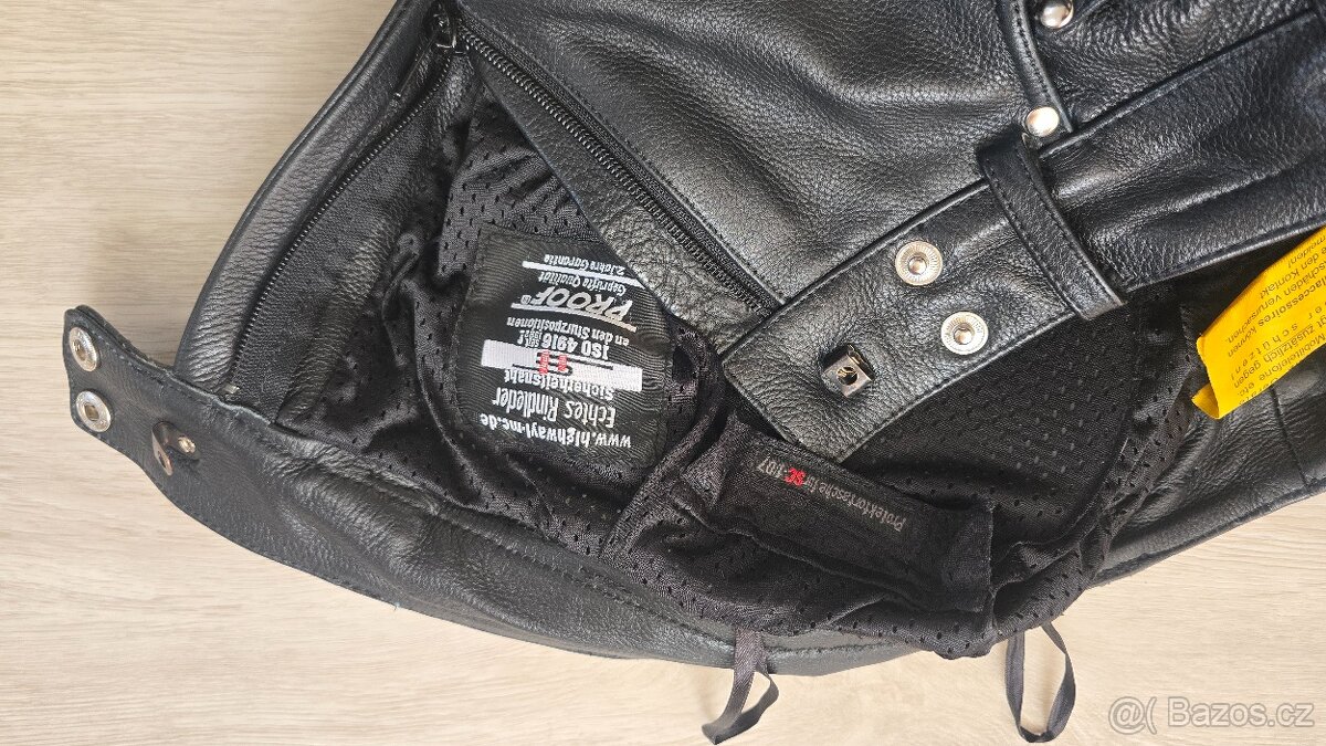 Kožené kalhoty včetně protektorů - 4