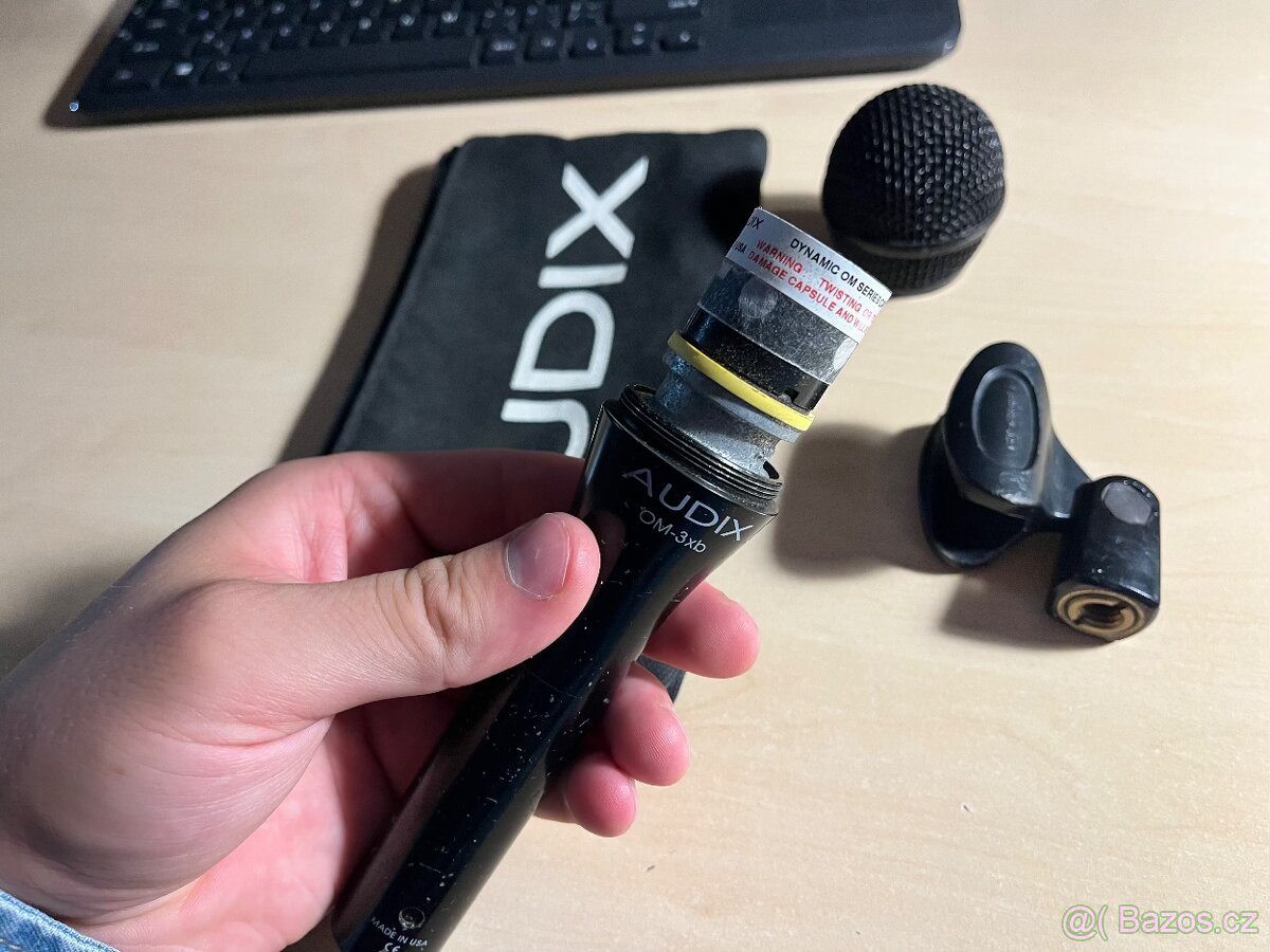 Audix OM3 xb + kapsa + klips - 4