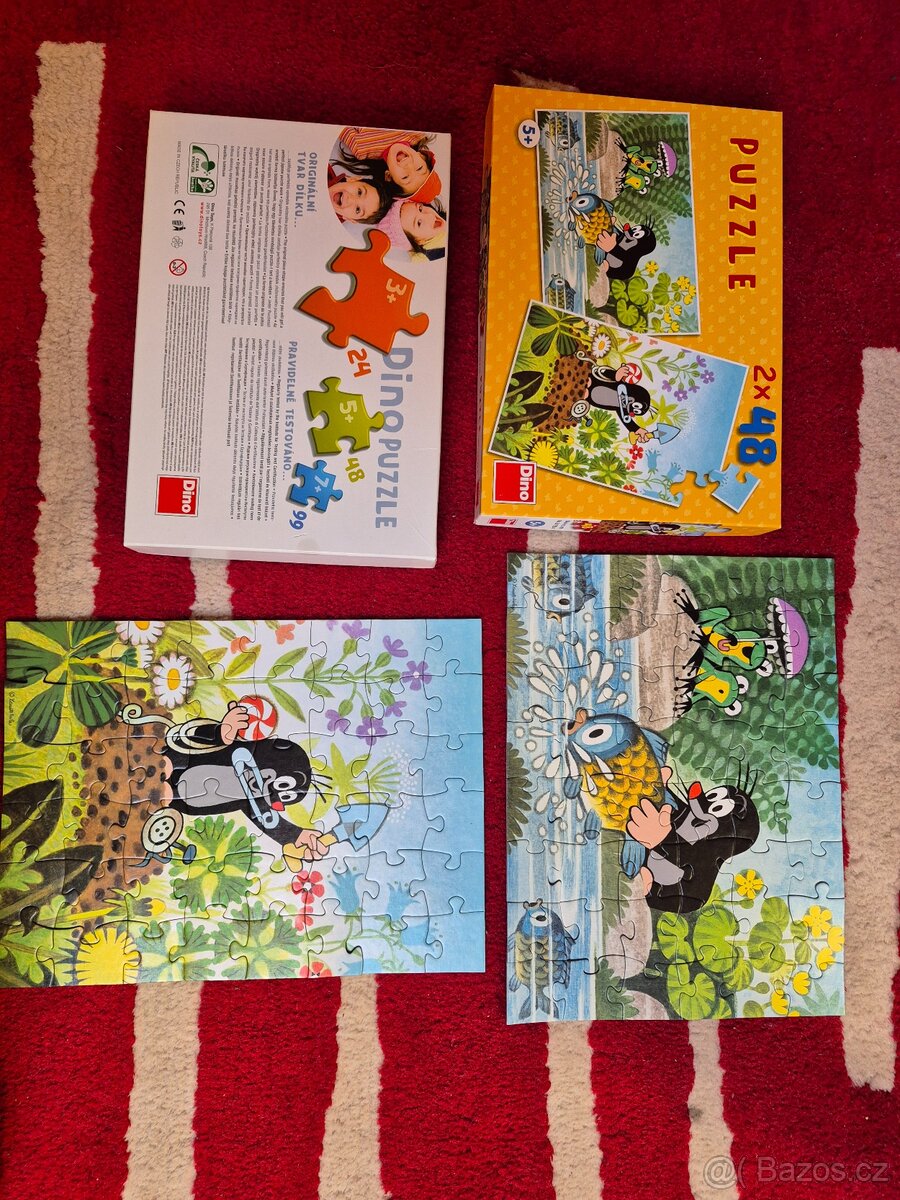 Puzzle Krteček Dino téměř nové - 4