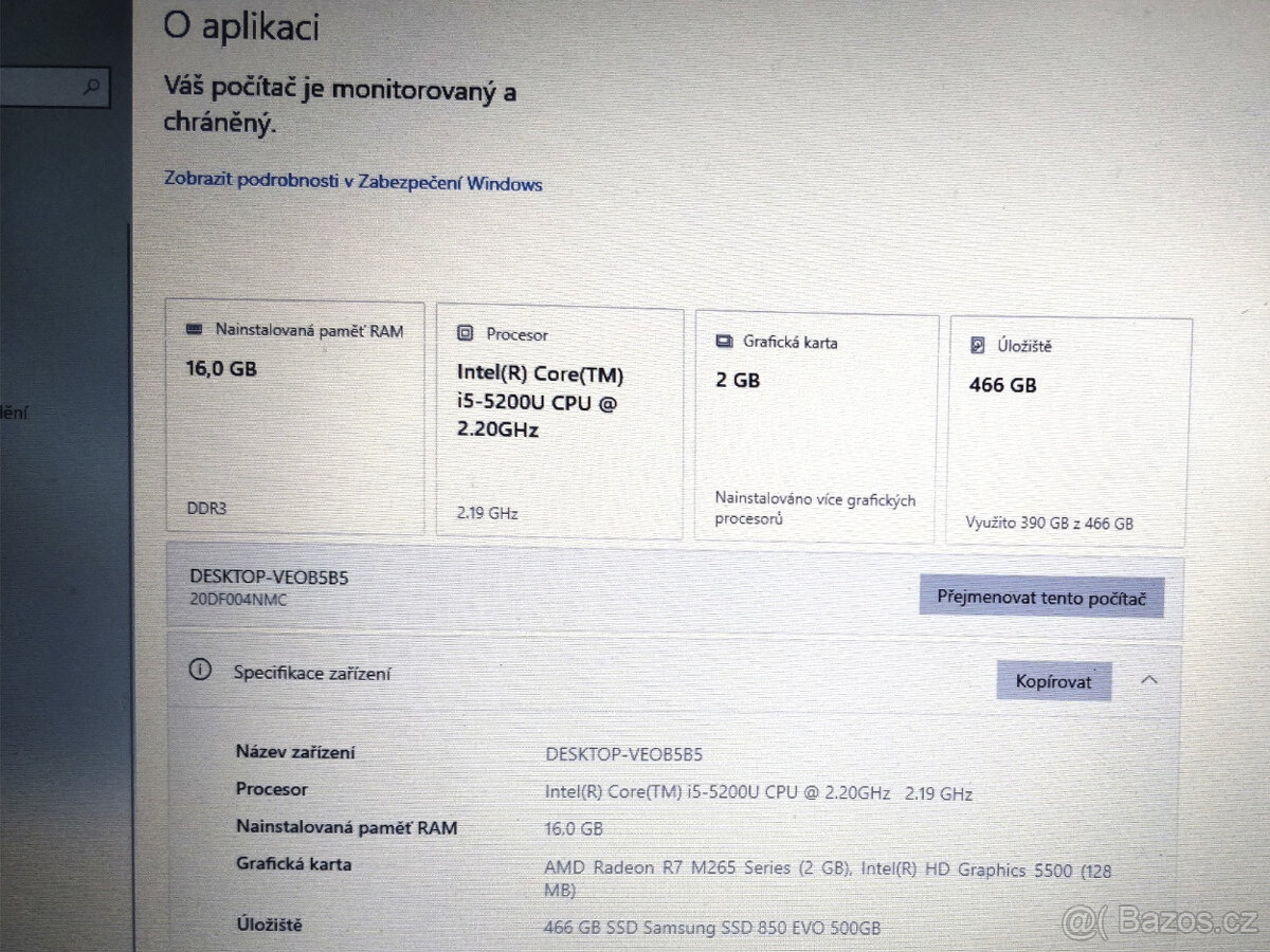 Lenovo ThinkPad E550 + dokovací stanice - 4