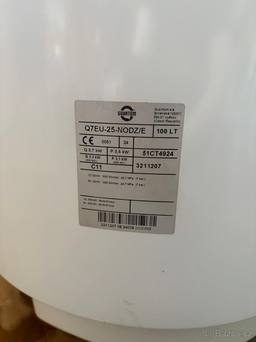 Plynový ohřívač Quantum - 4