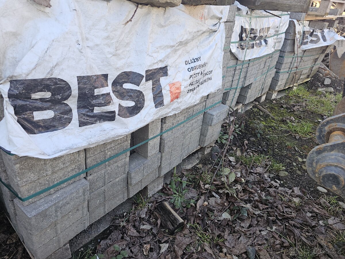 Prodám zámkovou dlažbu Best klasik přírodní - 4