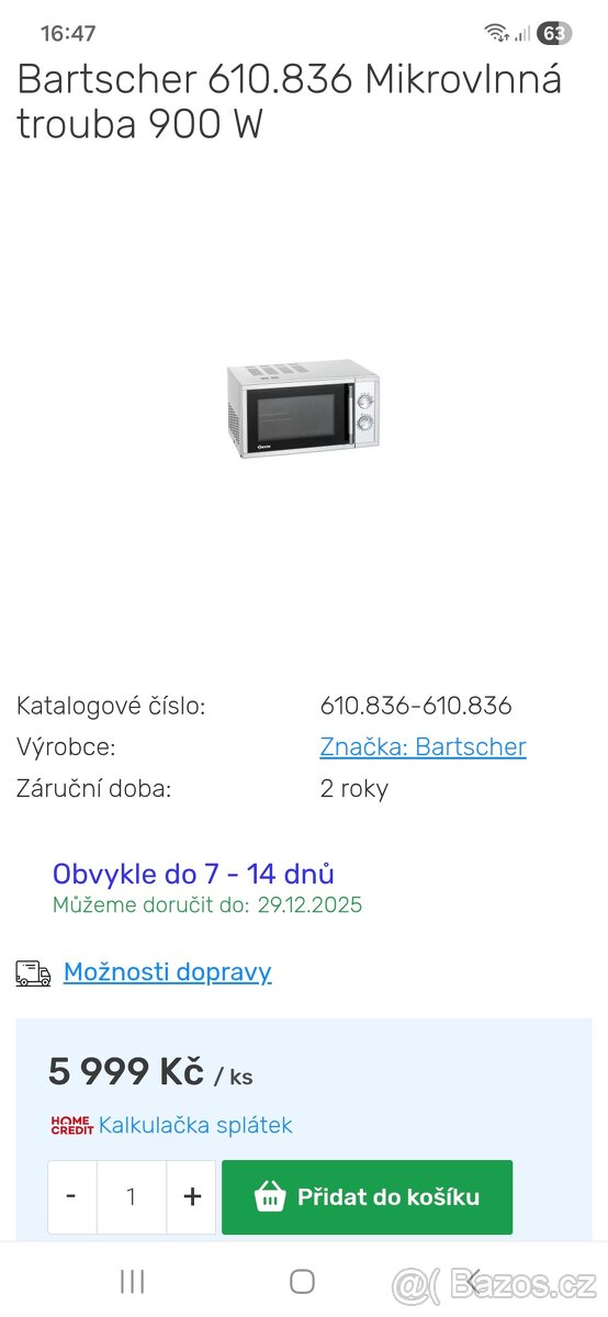 Profi trouba Bartscher - 4