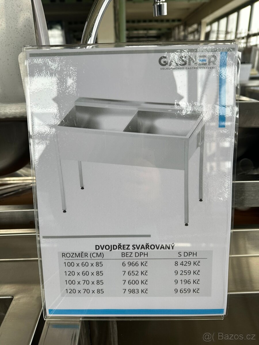 Nerezový dvojdřez - 4