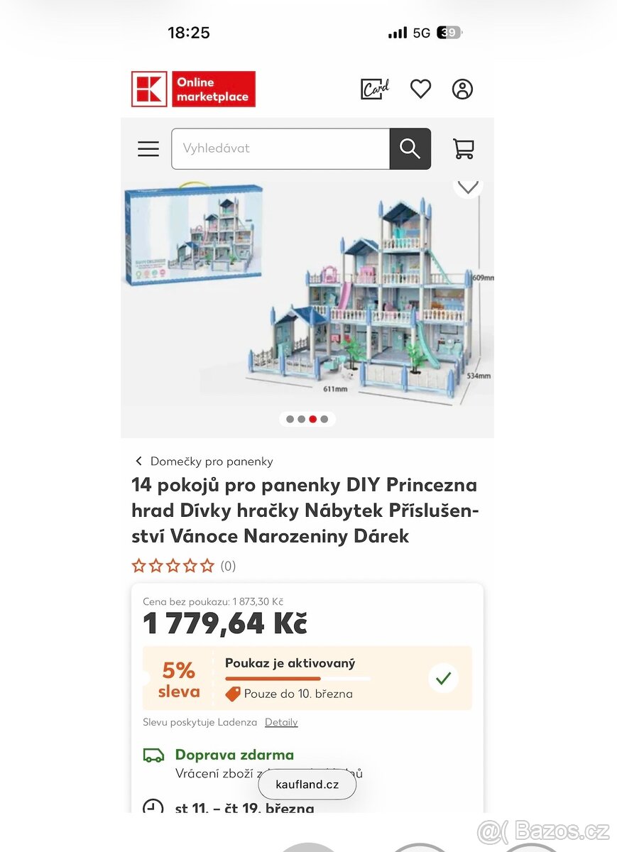 Domeček, vila pro panenky - 4