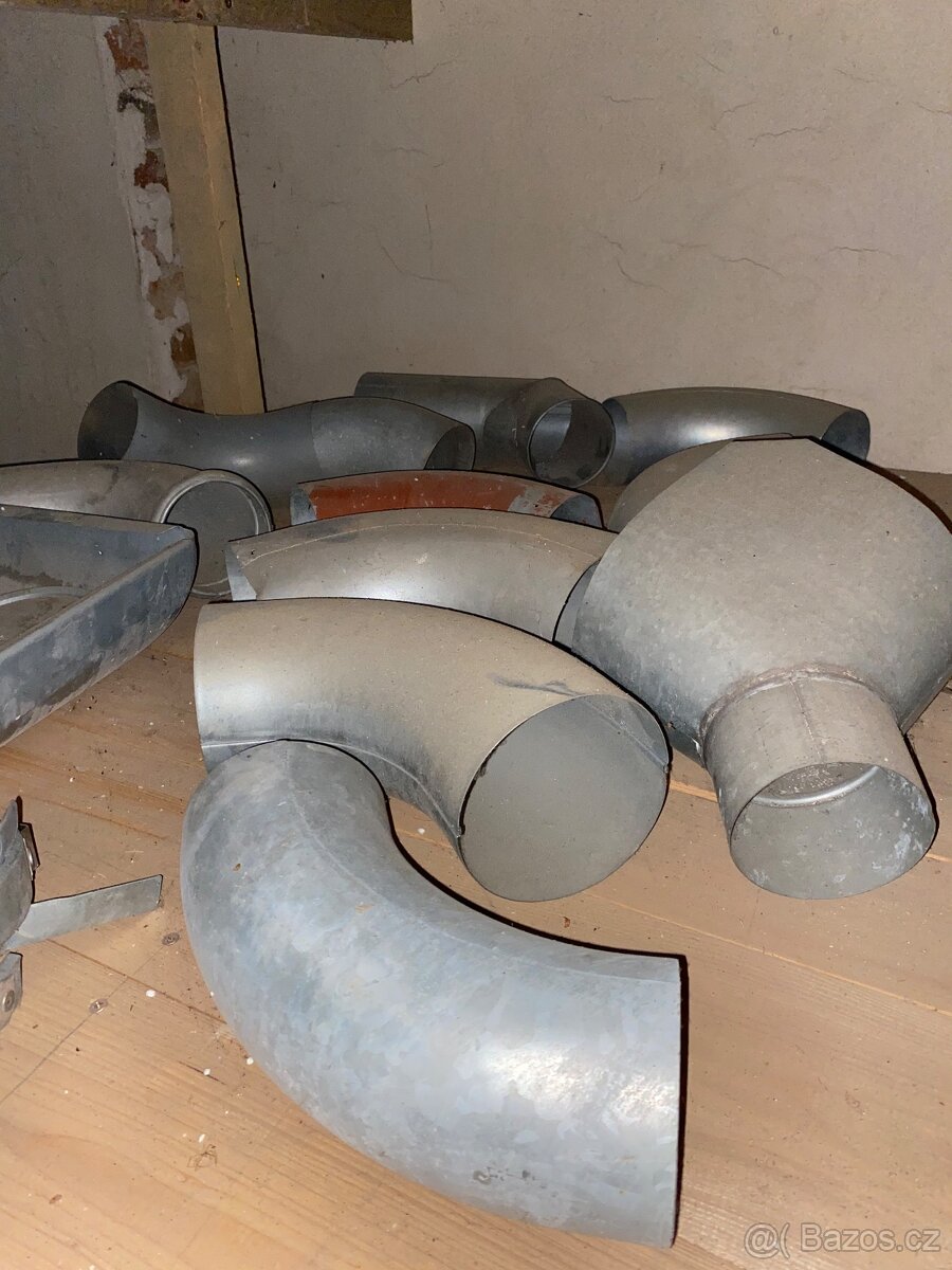 Objimky na okapové roury průměr 100mm a kolena - 4