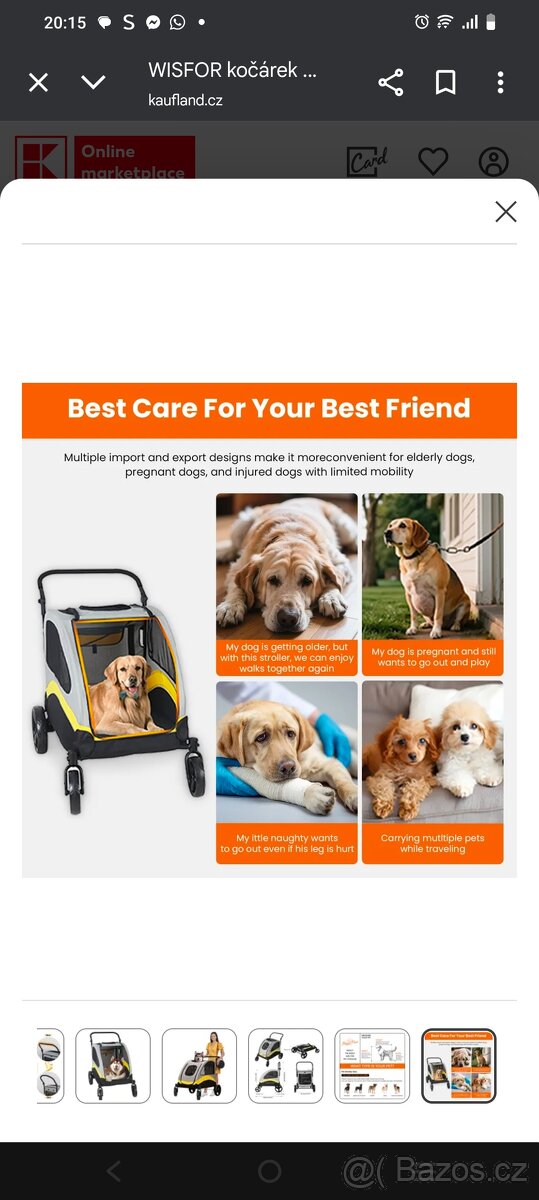 Kočárek pro velké psy - 4