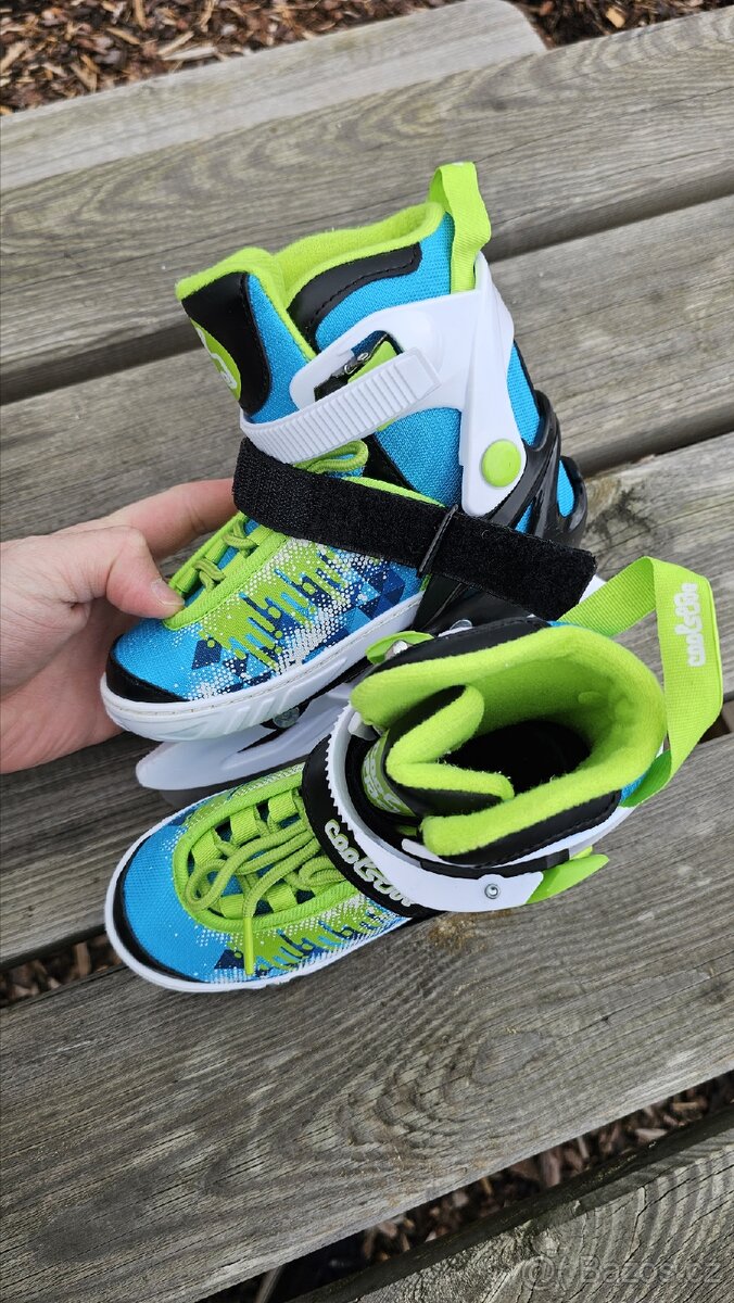 Prodám rostoucí lední brusle XS vel. (29-32) jako nové - 4