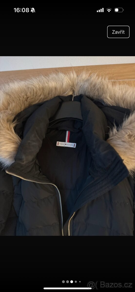 Prošívaný péřový kabát Tommy Hilfinger - 4