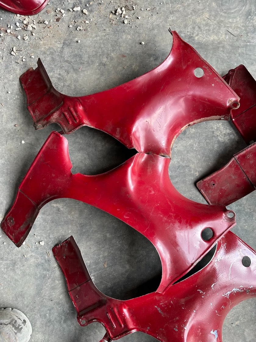 Predám podsedlové plechy JAWA 350/360 361 panelka - 4