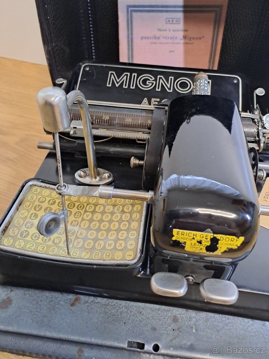 Psací stroj Mignon N'3 - 4