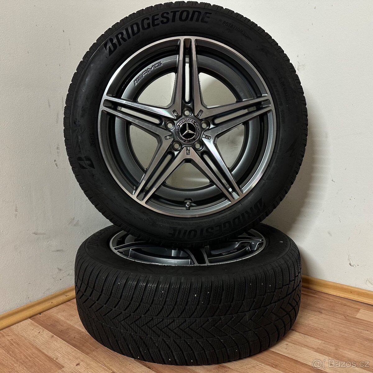 MERCEDES EQC AMG 5x112 R19 ET34+ZIMNÍ 235/55R19 7mm - 4