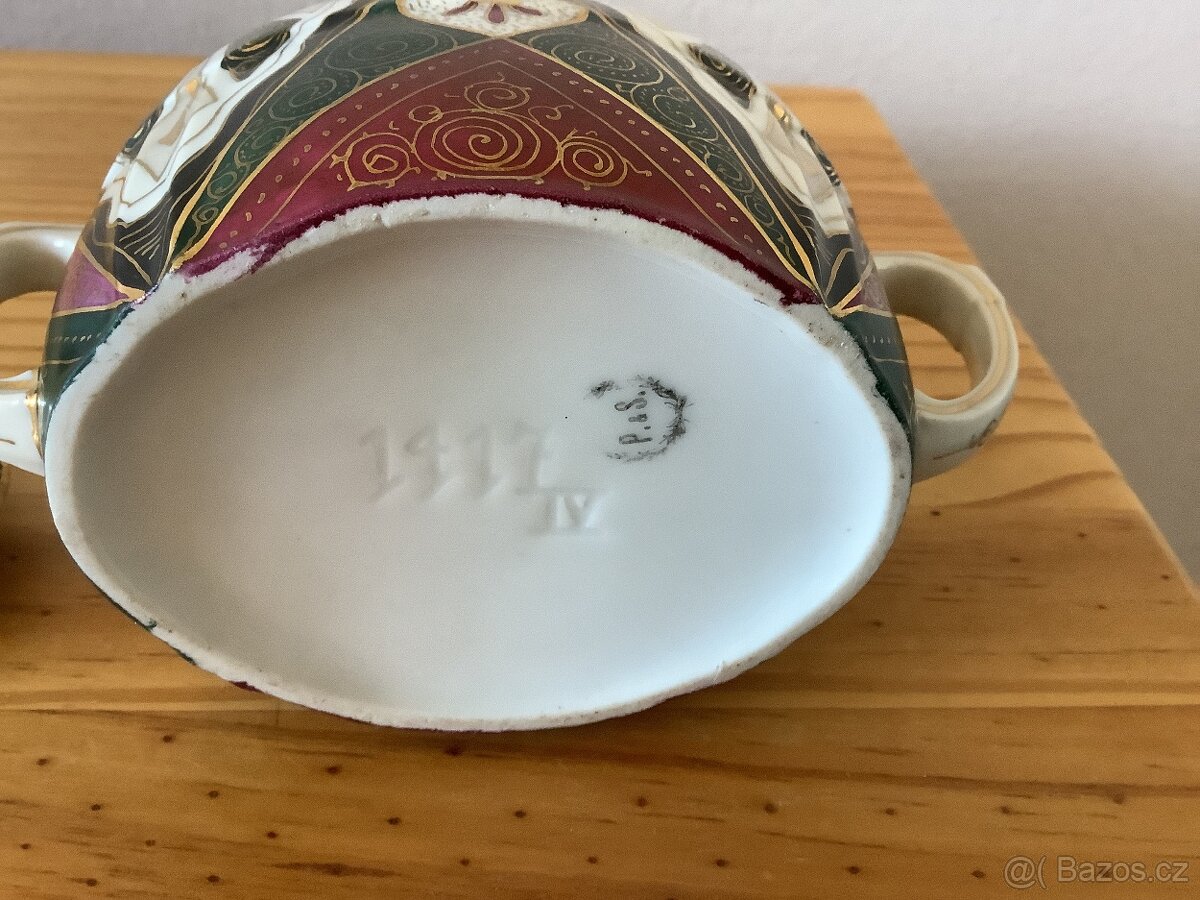 Starožitná cukřenka P&S - 4