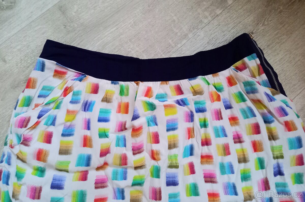 Lehká sukně s kapsami Promod S - 4