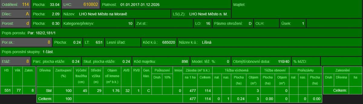 Prodej lesních pozemků k.ú. Líšná - 4