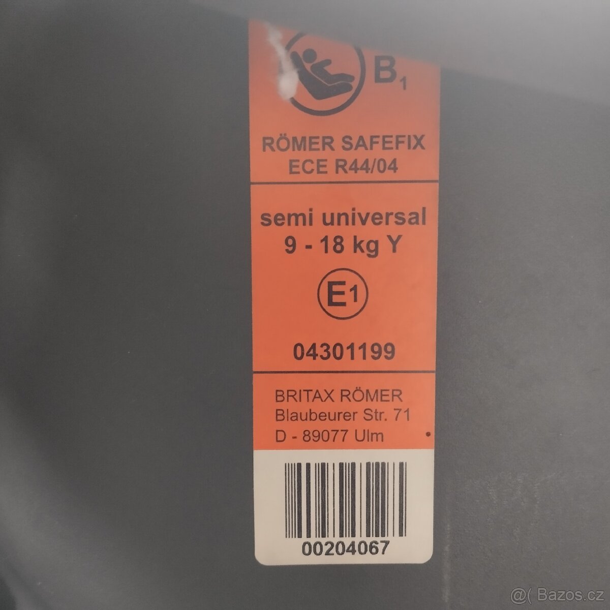 BRITAX RÖMER Autosedačka Safefix Plus (9-18 kg) - 4