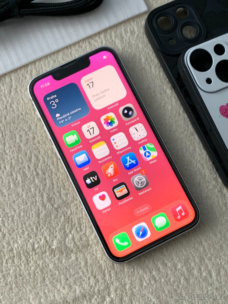 Apple Iphone 13 mini silver 128GB s novou baterii 👍 - 4