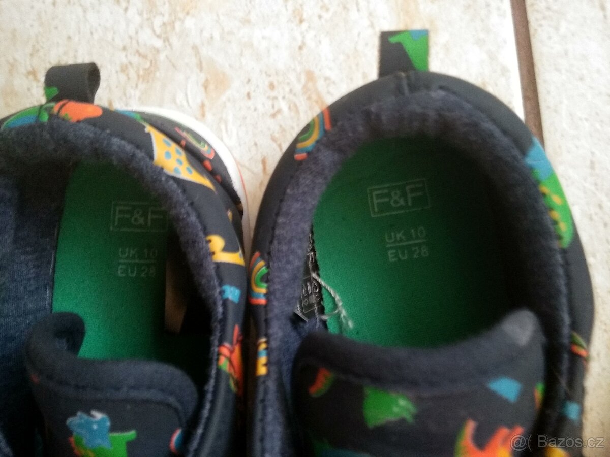 Plátěné tenisky vel. 28 a 29 F&F - 4