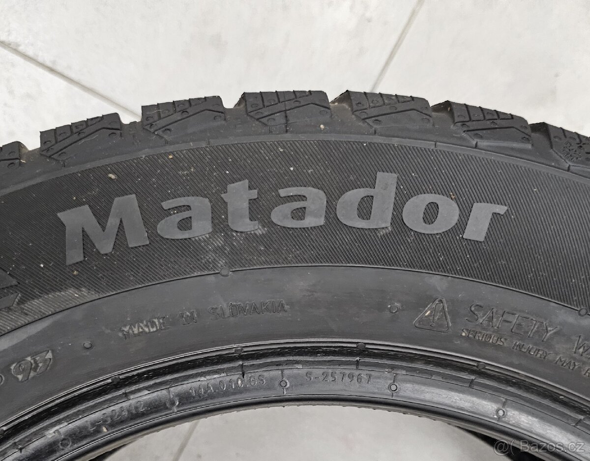 Zimní pneu 185/65 r15 (DOT2021) MATADOR 6,5-8,5mm - 4
