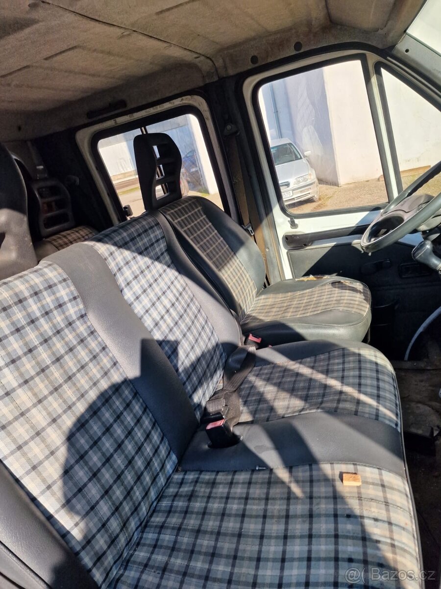 Fiat ducato valník doublecab 7mist, 2.5diesel, r.v 1998, se - 4